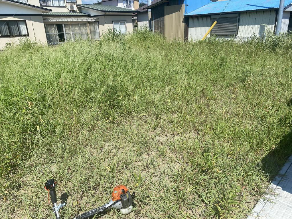 草刈り作業！由利本荘市