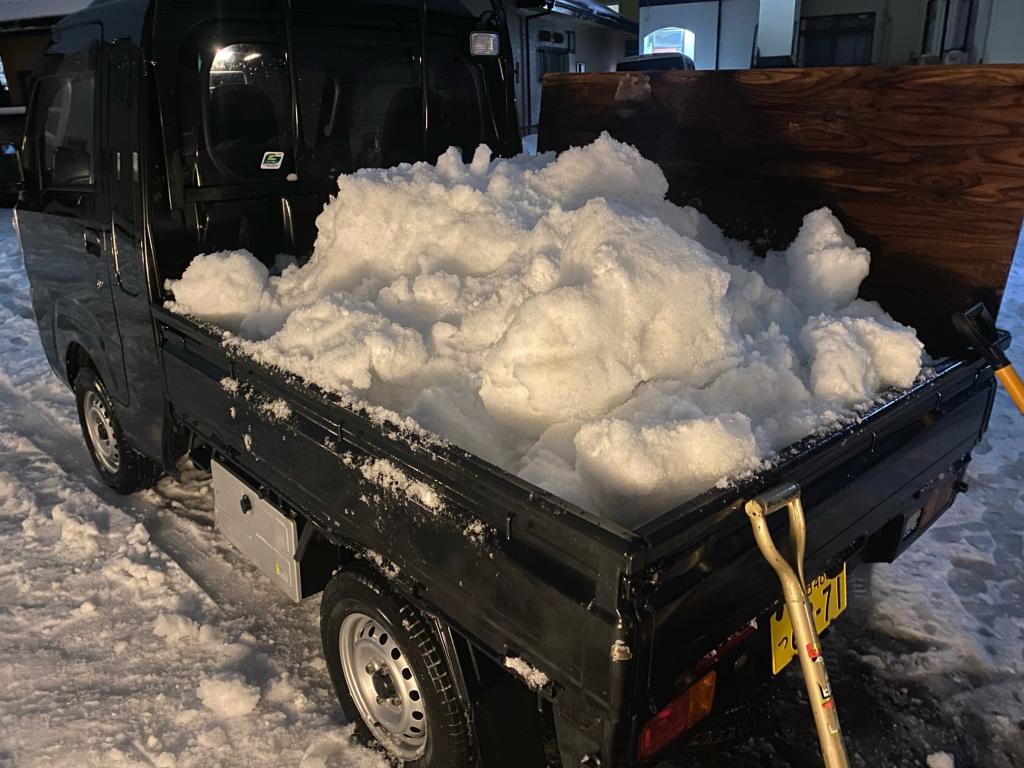 社宅の排雪作業！秋田市除雪排雪作業！