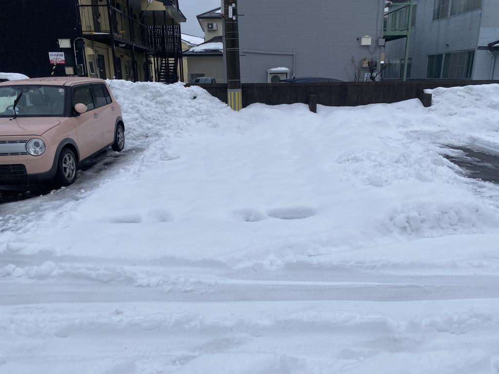 秋田市除雪作業！