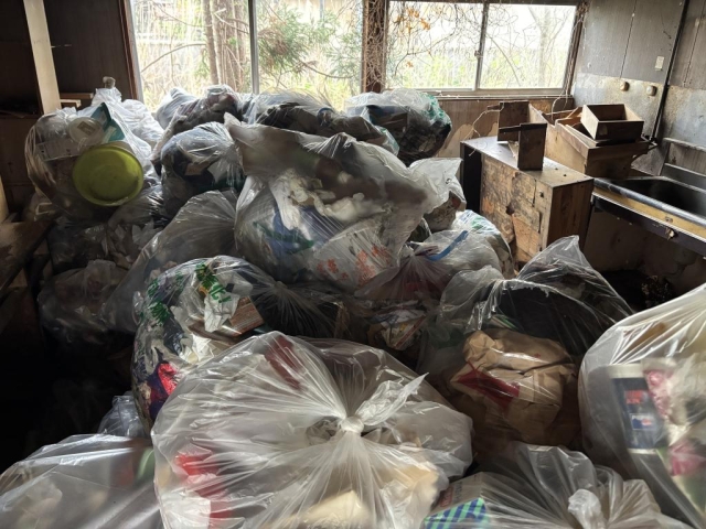 秋田不用品処分作業